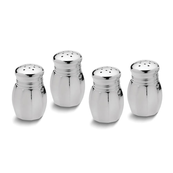 Empire Sterling Silver Set of 4 Plastic Lined Salt and Pepper Shakers