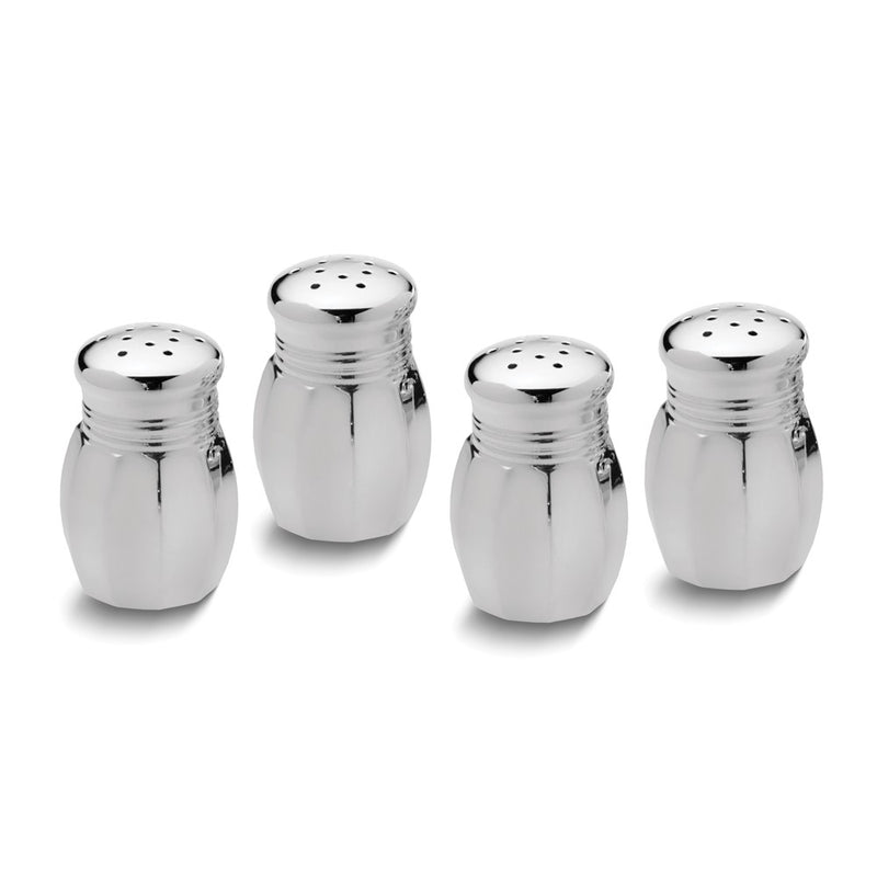 Empire Sterling Silver Set of 4 Plastic Lined Salt and Pepper Shakers