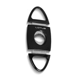 Lotus Jaws Glossy Black 58-Ring Gauge Serrated Stainless Steel Blade Cigar Cutter