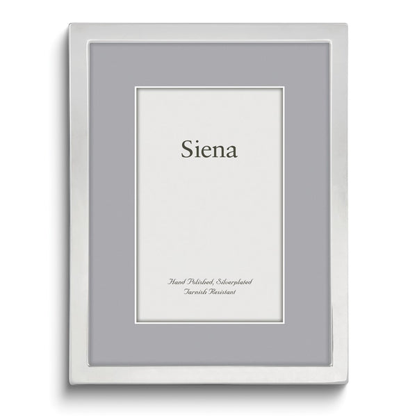 Silver-tone Tarnish-resistant Narrow 5x7 Photo Frame
