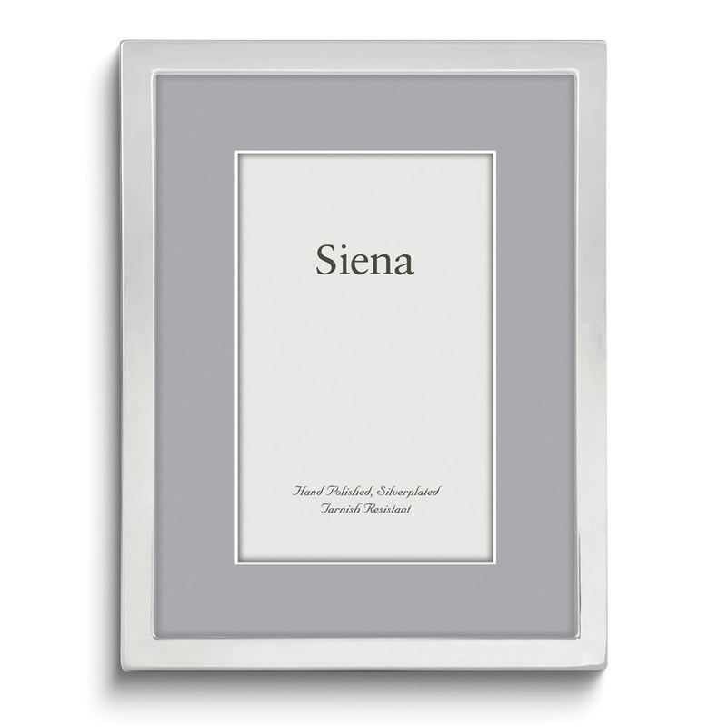 Silver-tone Tarnish-resistant Narrow 5x7 Photo Frame