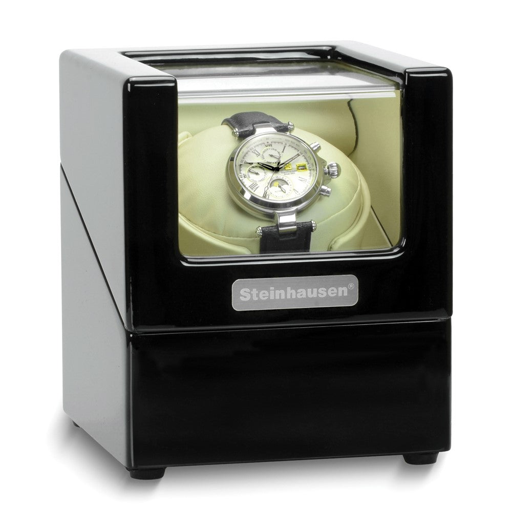 Steinhausen Heritage Onyx Finish Single Watch Winder Nubo Watches