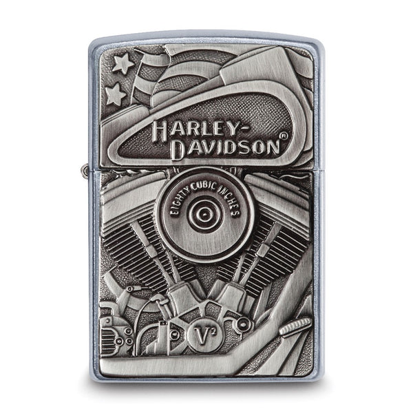 Zippo Harley Davidson Street Chrome Hidden Eagle Lighter