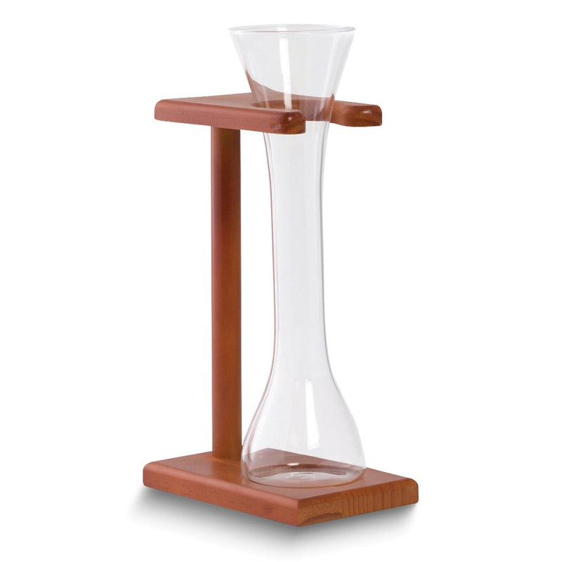 Quarter Yard of Ale 12 ounce Glass with Wooden Stand