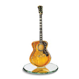 Acoustic Guitar Handcrafted Glass Figurine