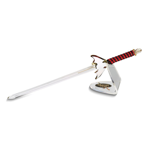Skull Sword Handcrafted Glass Figurine
