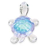 Blue Turtle Handcrafted Glass Figurine