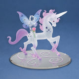 Magical Unicorn and Fairy Handcrafted Glass Figurine
