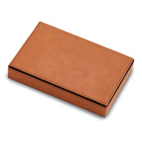 Caramel Leatherette 5 Dice and 2 Card Deck Set