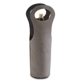 Grey Leatherette Wine Tote