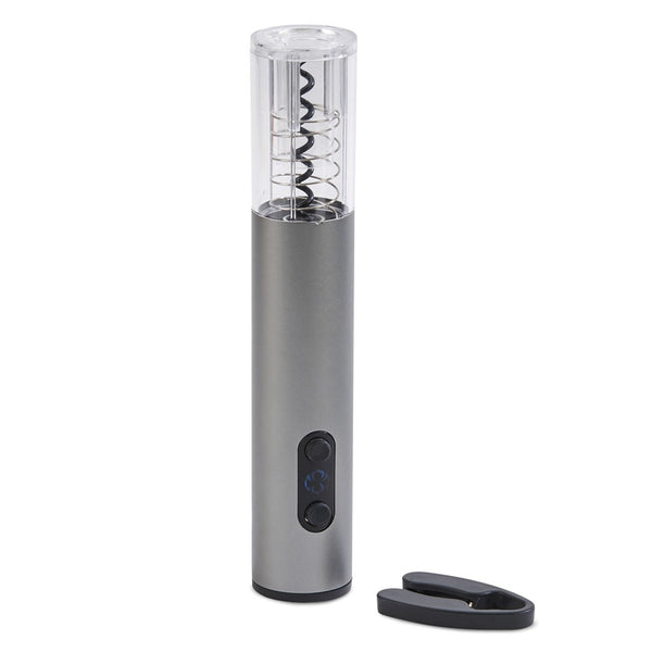 Stainless Steel/Aluminum Electric Wine Bottle Opener with Foil Cutter