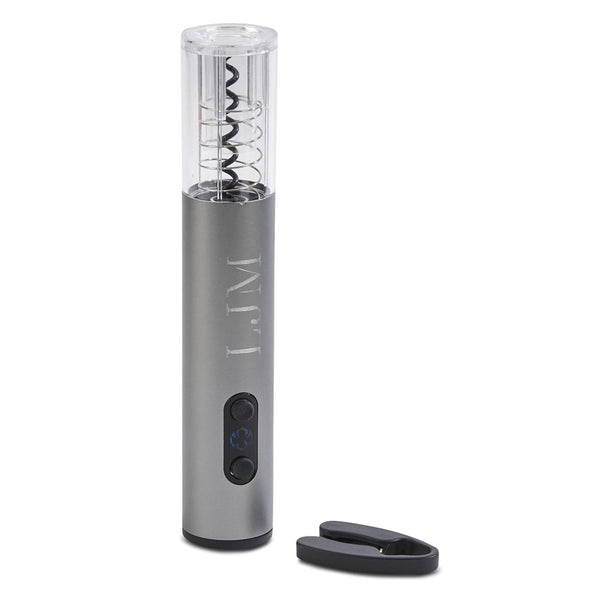 Stainless Steel/Aluminum Electric Wine Bottle Opener with Foil Cutter