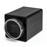 Rotations Black Faux Leather 1-Watch Winder