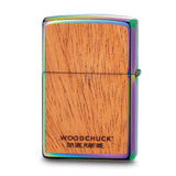 Zippo Woodchuckr USA Multi Color Leaf with Mahogany Emblem Lighter