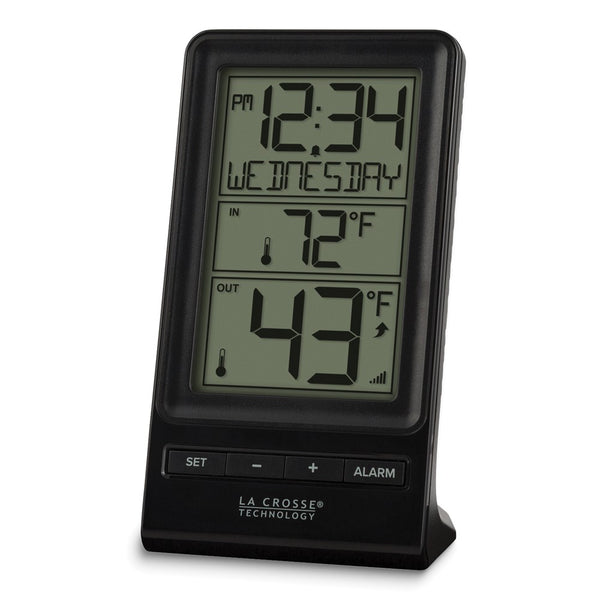 Wireless Temperature and Time Station with Calendar and Alarm