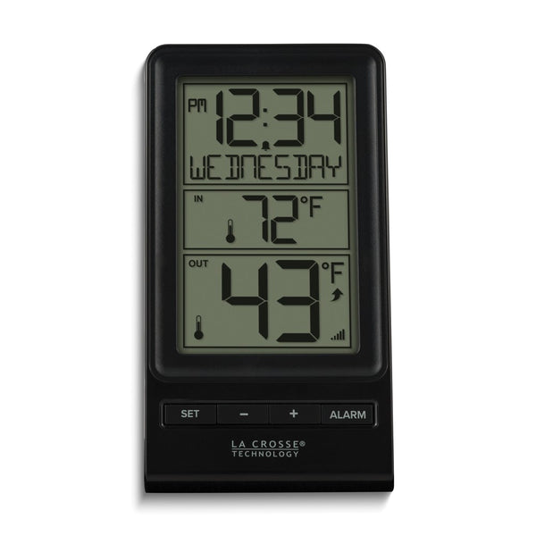 Wireless Temperature and Time Station with Calendar and Alarm