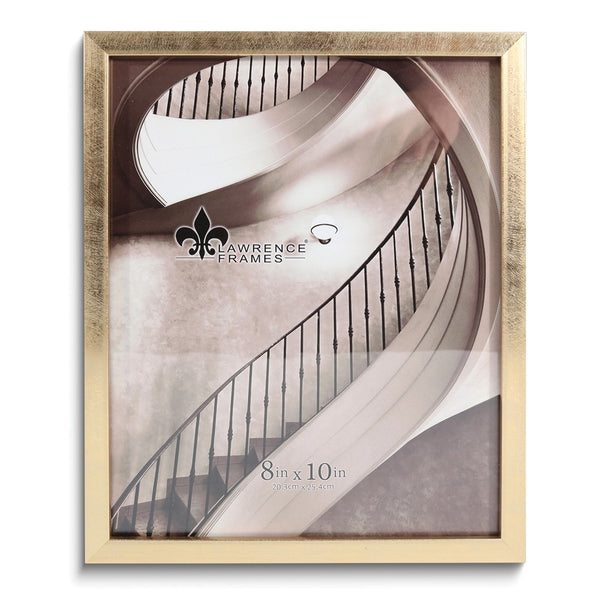 8x10 Chloe Contemporary Textured Gold-tone Frame