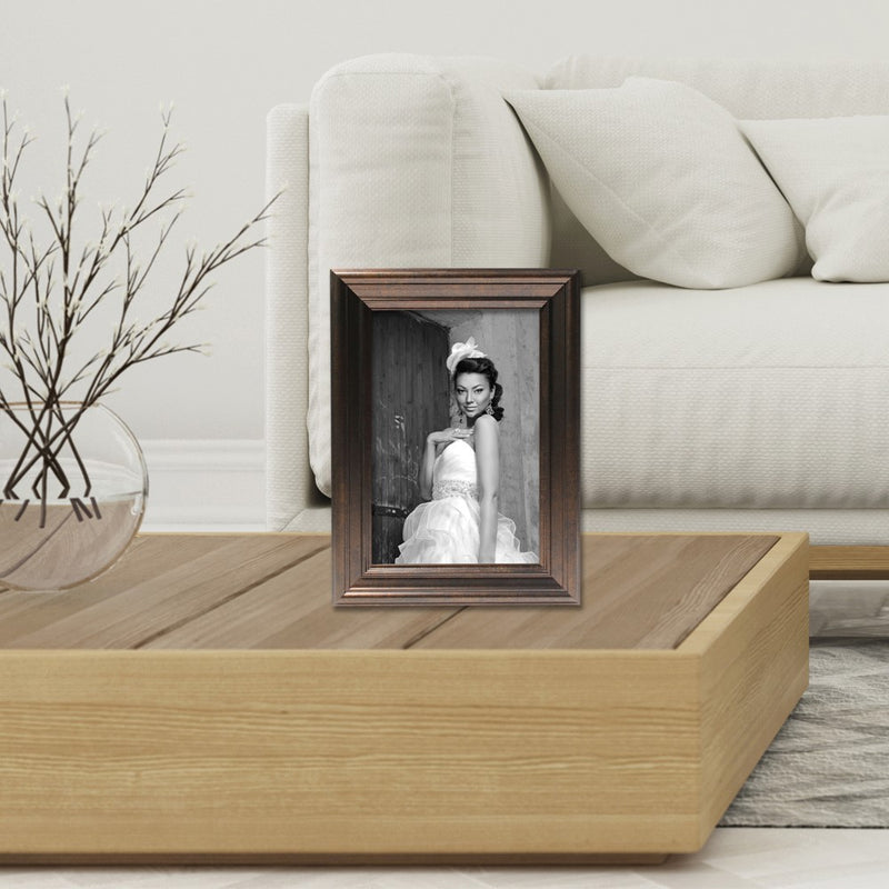 4x6 Classic Detailed Oil Rubbed Bronze Finish Polystyrene Frame