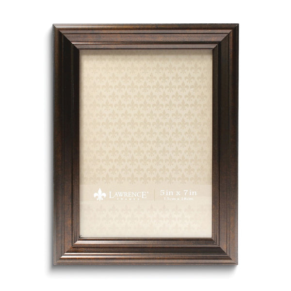 5x7 Classic Detailed Oil Rubbed Bronze Finish Polystyrene Frame