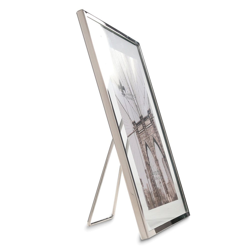 4x6 Garett Silver-tone Metal Float Frame