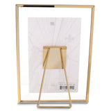 4x6 Garett Gold-tone Metal Float Frame