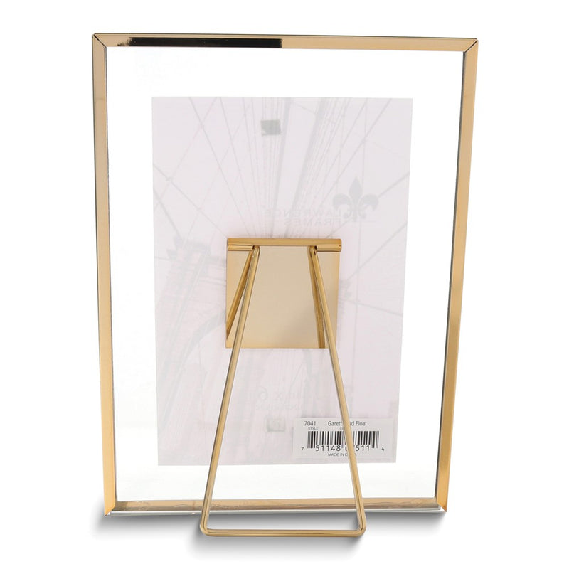 5x7 Garett Gold-tone Metal Float Frame