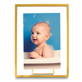 5x7 Garett Gold-tone Metal Float Frame