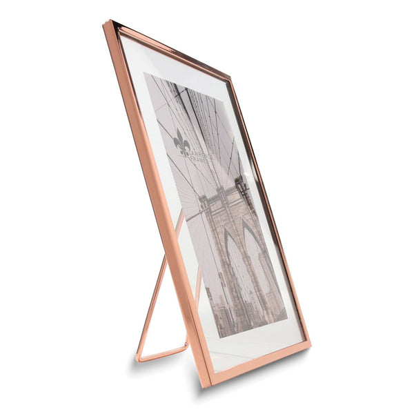 5x7 Garett Copper-tone Metal Float Frame