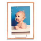 5x7 Garett Copper-tone Metal Float Frame