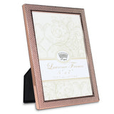 5x7 Fawn Pin Dot Pattern Copper-tone Metal Frame