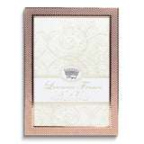 5x7 Fawn Pin Dot Pattern Copper-tone Metal Frame