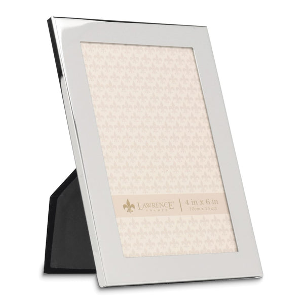 4x6 Flat Silver-tone Metal Frame