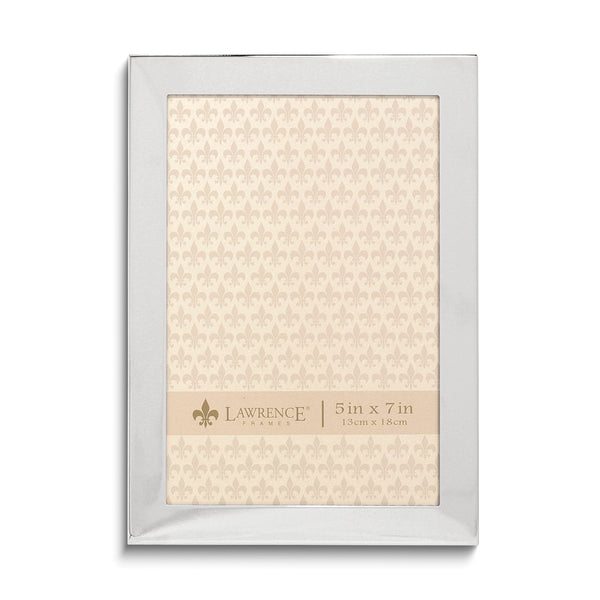 5x7 Flat Silver-tone Metal Frame