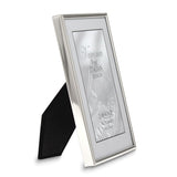 4x6 Polished Simply Silver-tone Metal Frame