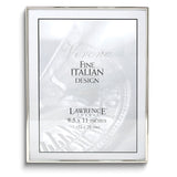 8.5x11 Polished Simply Silver-tone Metal Frame