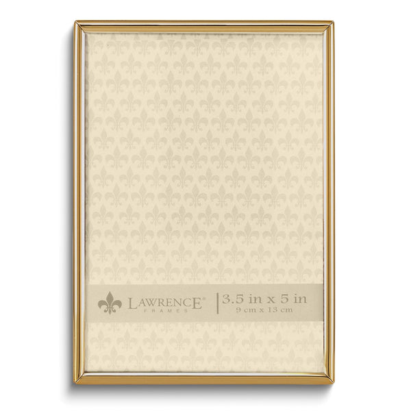 3.5x5 Simply Gold-tone Metal Frame