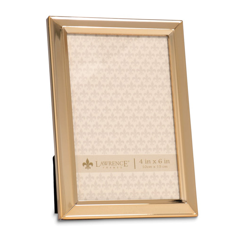 4x6 Gold-tone Metal Classic Beveled Frame