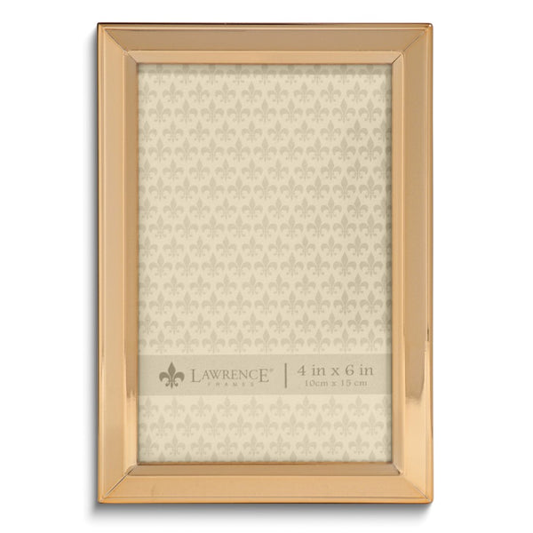 4x6 Gold-tone Metal Classic Beveled Frame