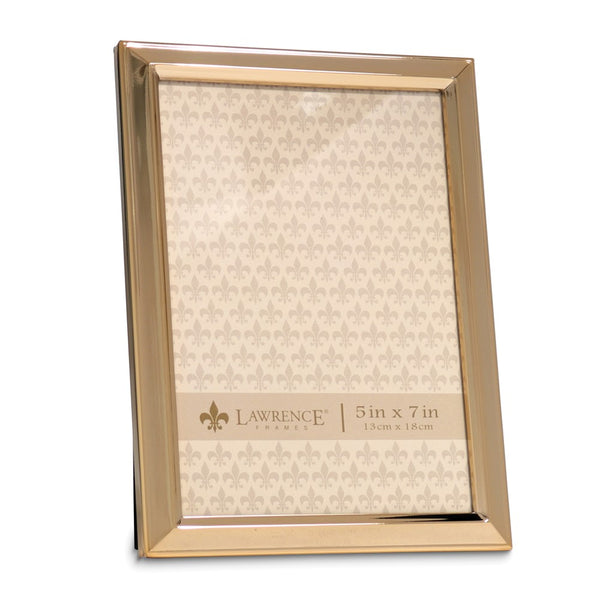 5x7 Gold-tone Metal Classic Beveled Frame