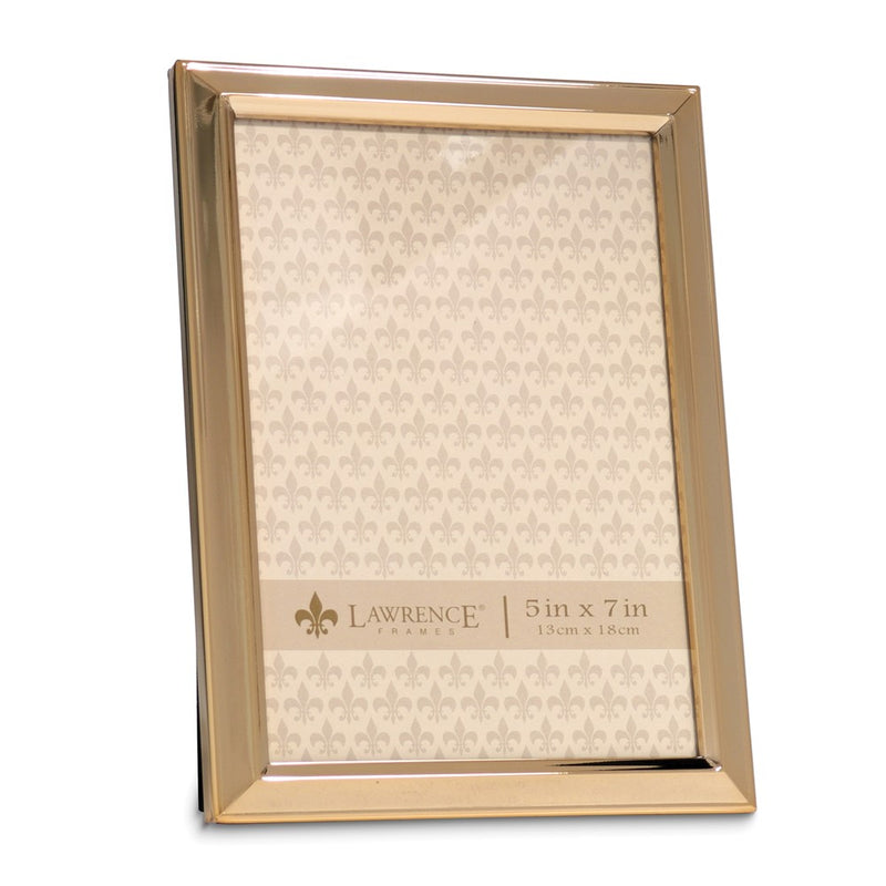 5x7 Gold-tone Metal Classic Beveled Frame