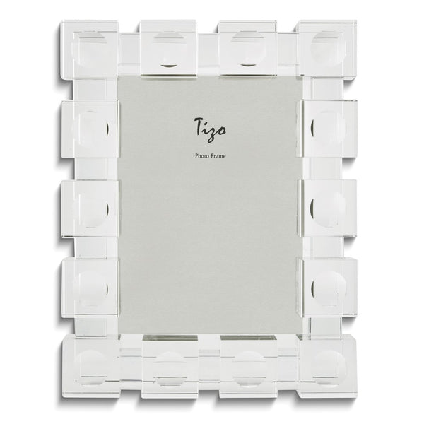 Crystal Glass 4x6 Cube Frame