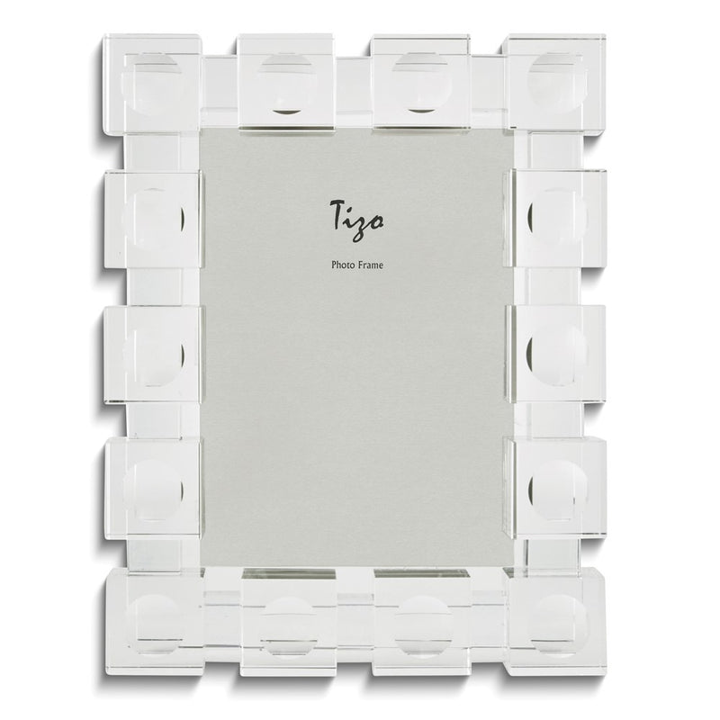 Crystal Glass 4x6 Cube Frame