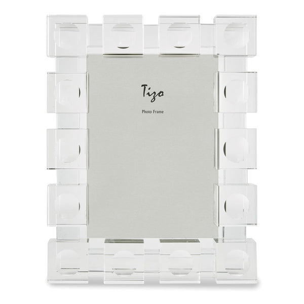 Crystal Glass 5x7 Cube Frame