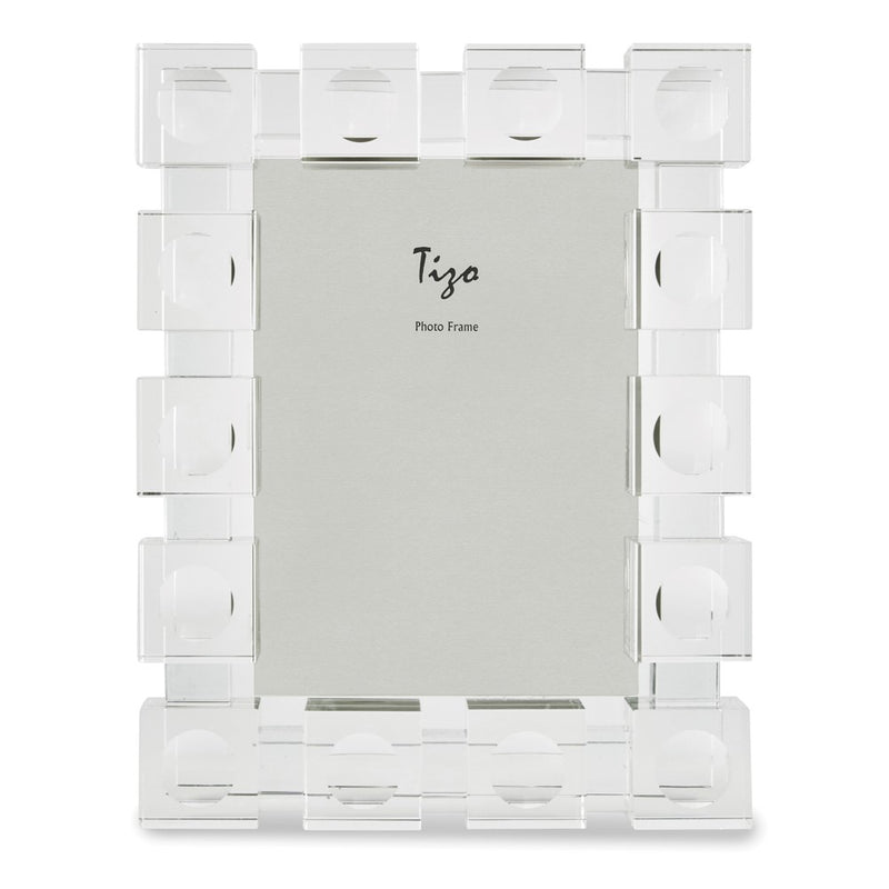Crystal Glass 5x7 Cube Frame