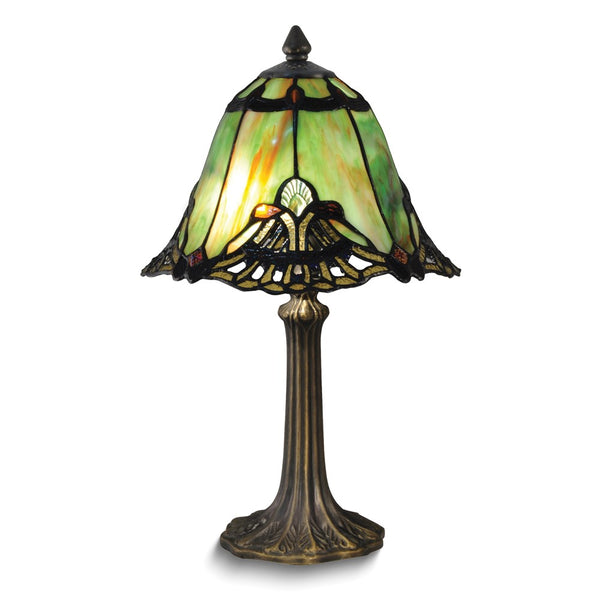 Dale Tiffany Hiawa 10x16 Green Accent Lamp