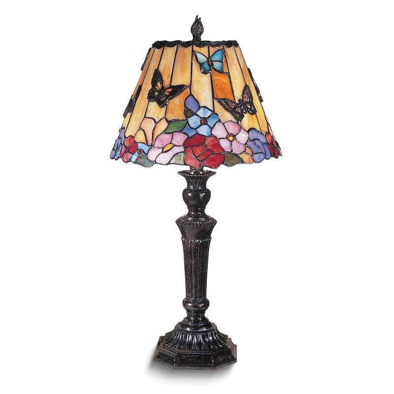 Dale Tiffany Butterfly Peony 12x27 Table Lamp