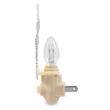 Silver Dipped Real Aspen Leaf Nightlight