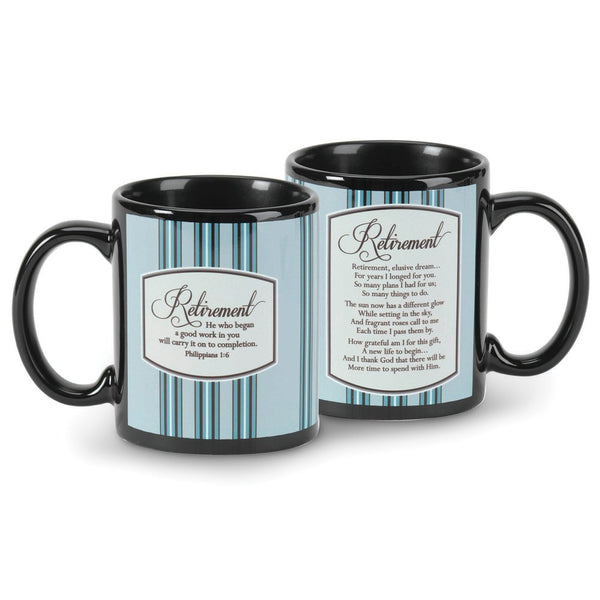 RETIREMENT 11 oz. Ceramic Mug with Verse Philippians 1:6