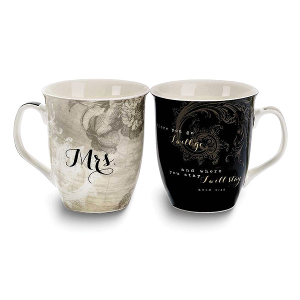 Set of 2 MR. and MRS. Together Forever 16 oz. Mugs