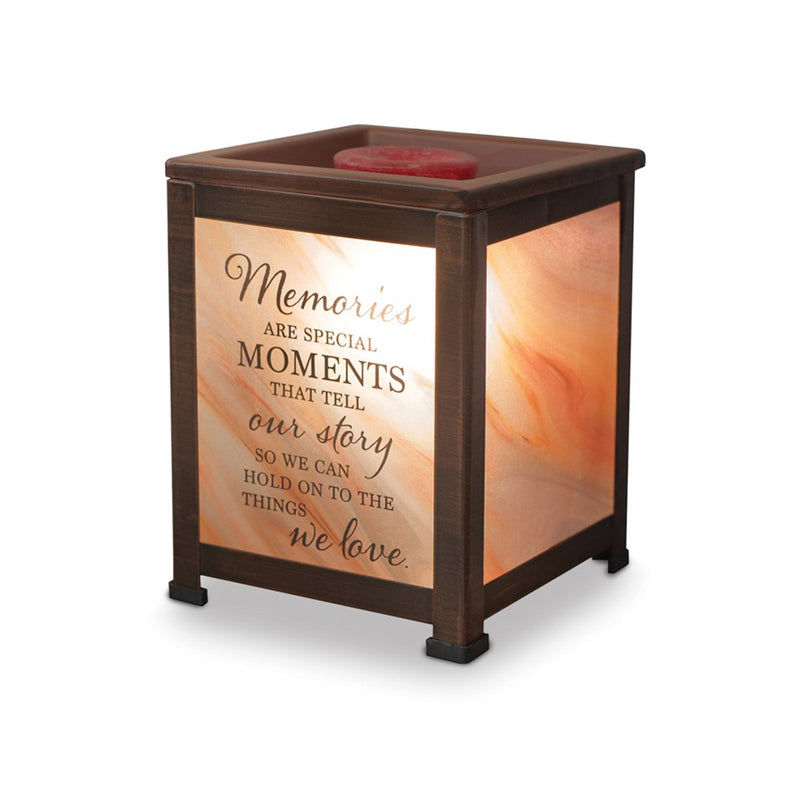 Memories Are Special Moments. Light-Up Glass Lantern Scented Wax Warmer